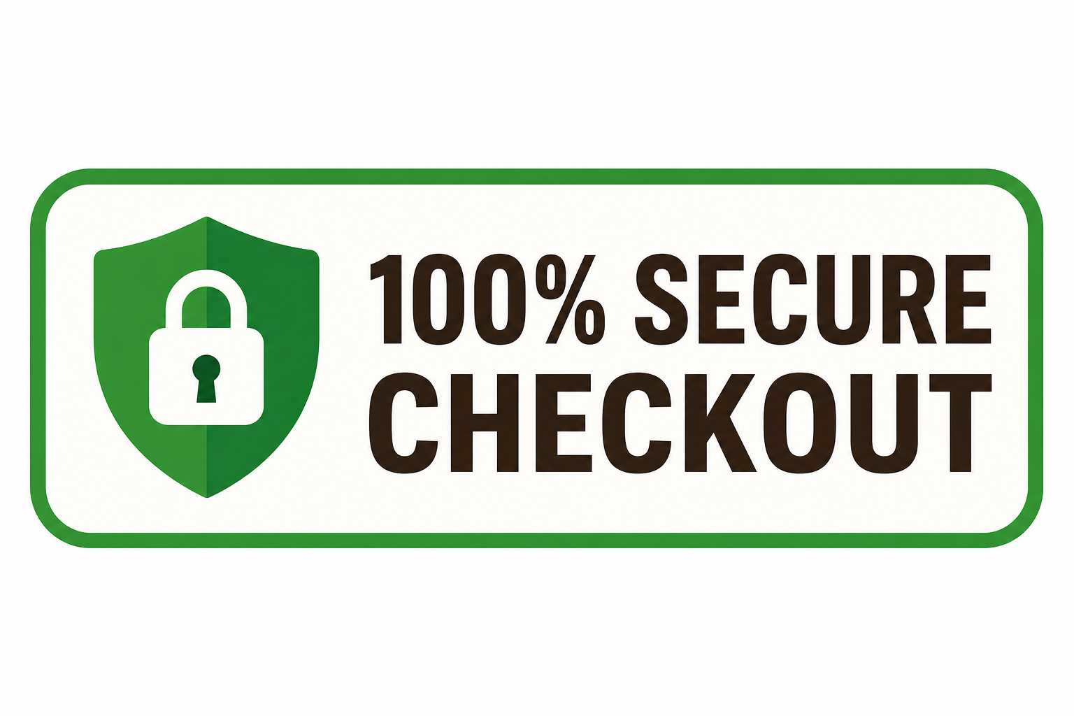 100% Secure Checkout