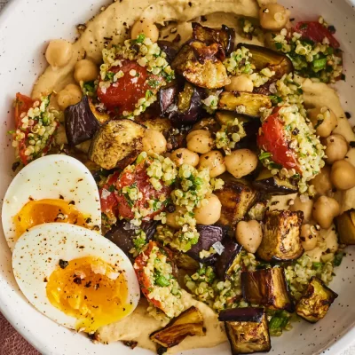 Mediterranean Hummus Bowl
